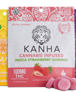 kanha gummies bulk pack of 100 mixed flavor